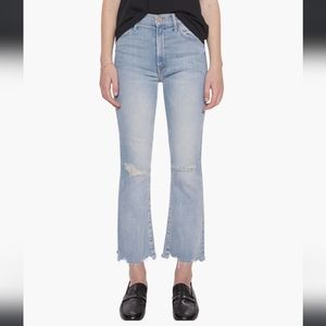 MOTHER hustler ankle chew in petal plucker sz 30